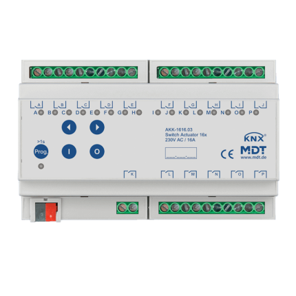 KNX Actuator Ρελε 16F 16A 70μF AKK-1616.03